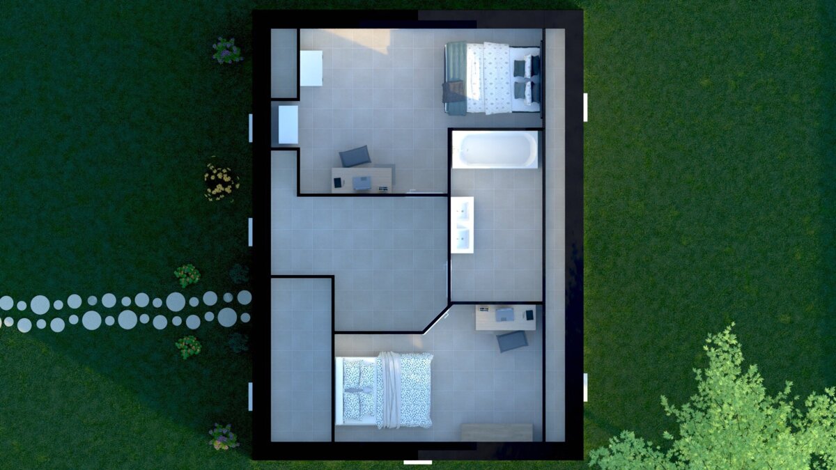 Maison 4 pièces