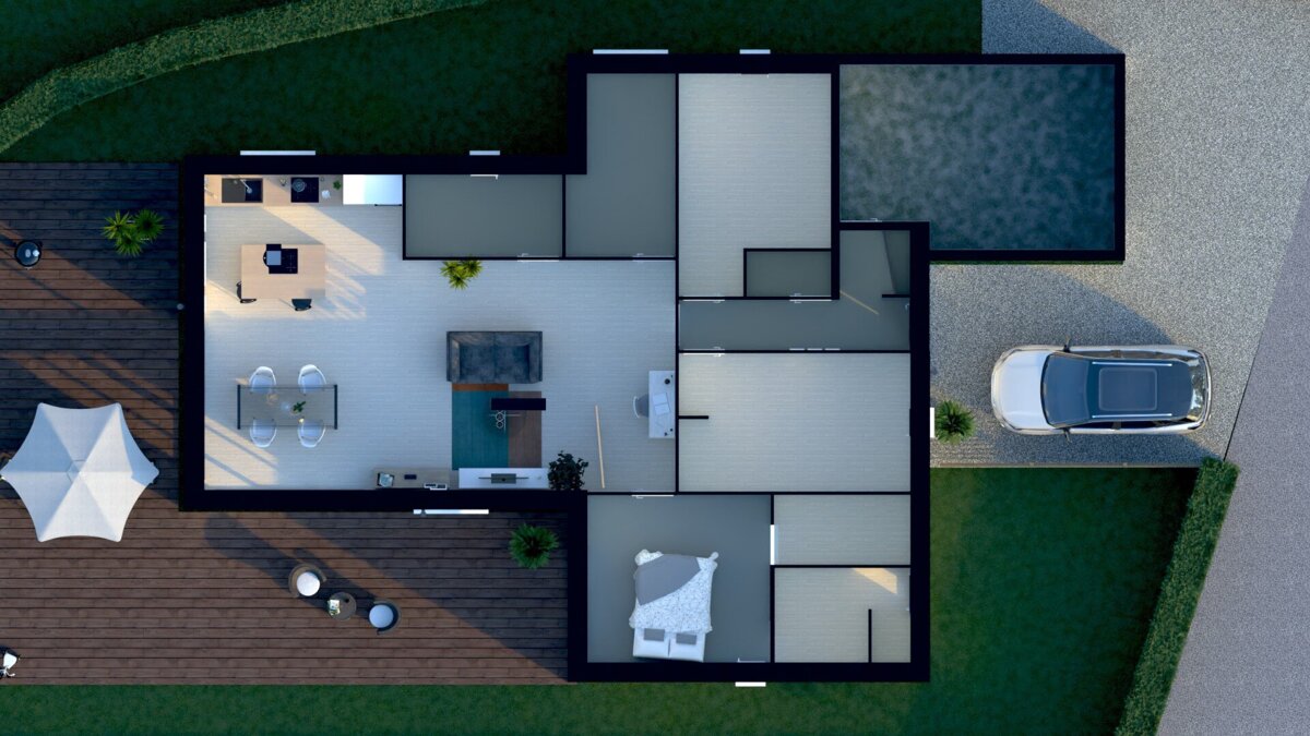 Maison 4 pièces
